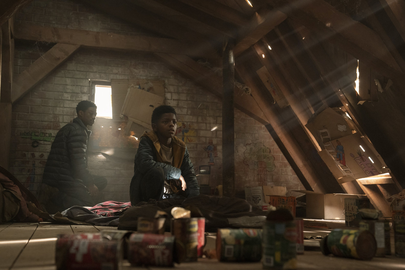 The Last Of Us HBO: Keivonn Woodard (Sam), Lamar Johnson (Henry)