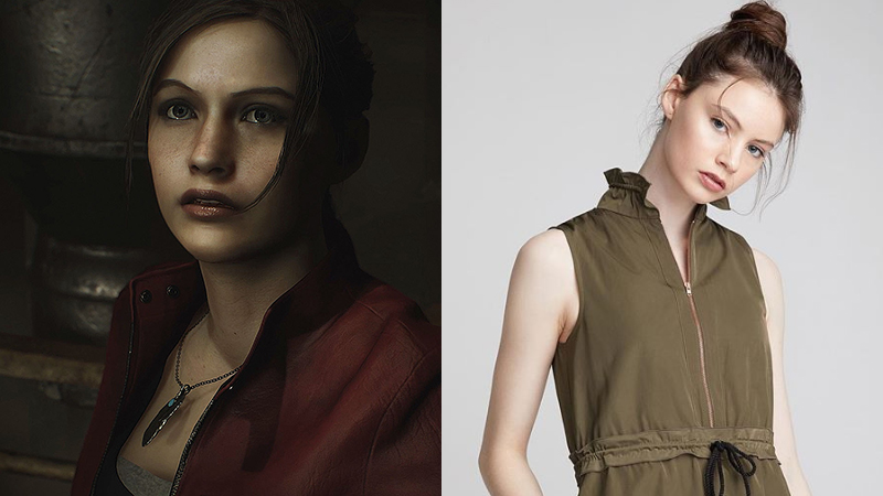 Jordan McEwen é a nova modelo de Claire Redfield