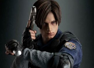 Estátua de Leon S. Kennedy (Resident Evil 2 Collector's Edition)