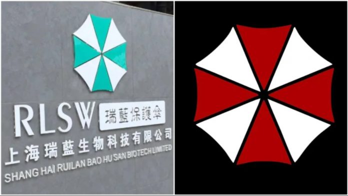chinese-company-umbrella-logo Logo de empresa chinesa RLSW (Shanghai Ruilan Bao Hu San Biotech Limited) seria inspirado em Resident Evil?!