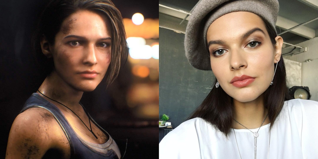 Sasha Zotova é a modelo de Jill Valentine em Resident Evil 3