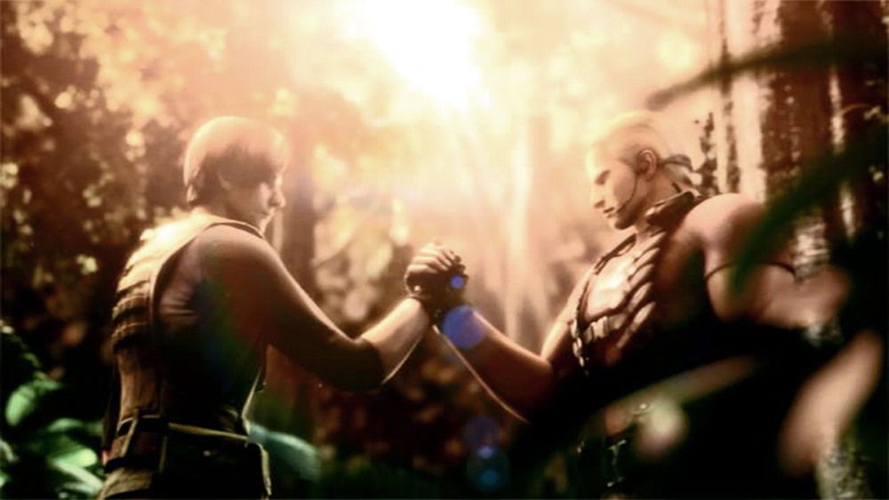 Resident Evil: The Darkside Chronicles (Operation Javier), Leon & Krauser